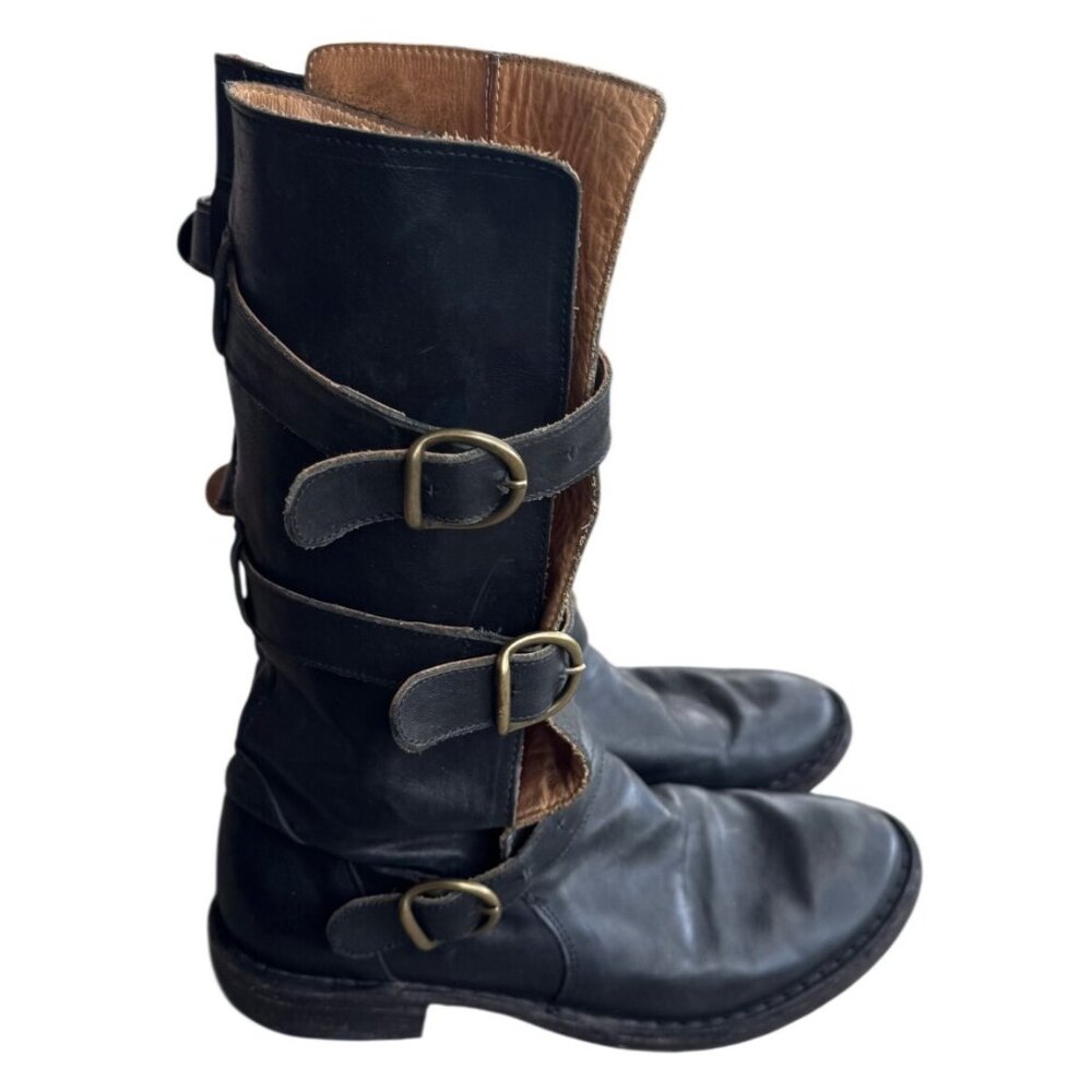 Fiorettini + Baker engineer motorcycle Eternity boots in black - Picture 4 of 16